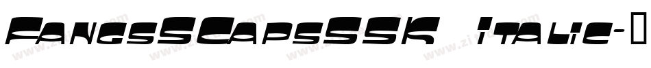 FangsSCapsSSK Italic字体转换